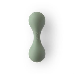 Mushie Silicone Baby Rattle Toy - Dried Thyme